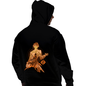 Shirts Pullover Hoodies, Unisex / Small / Black Vago Mundo Zhongli