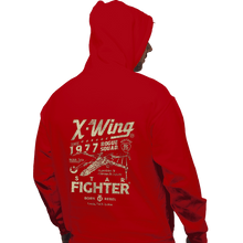 Load image into Gallery viewer, Daily_Deal_Shirts Pullover Hoodies, Unisex / Small / Red X-Wing Garage

