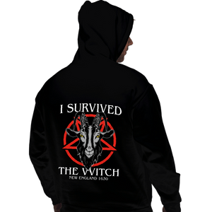 Daily_Deal_Shirts Pullover Hoodies, Unisex / Small / Black I Survived The VVitch