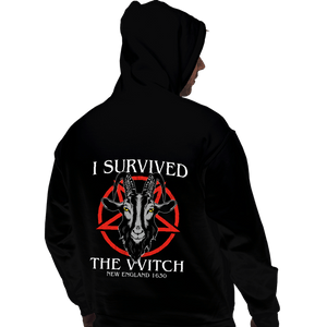 Daily_Deal_Shirts Pullover Hoodies, Unisex / Small / Black I Survived The VVitch