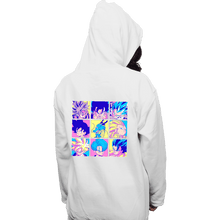 Load image into Gallery viewer, Shirts Pullover Hoodies, Unisex / Small / White Saiyan Colors
