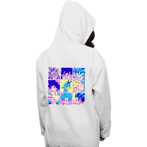 Shirts Pullover Hoodies, Unisex / Small / White Saiyan Colors