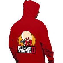 Load image into Gallery viewer, Shirts Pullover Hoodies, Unisex / Small / Red Readhead Redemption II

