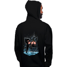Load image into Gallery viewer, Daily_Deal_Shirts Pullover Hoodies, Unisex / Small / Black Bat Kiss
