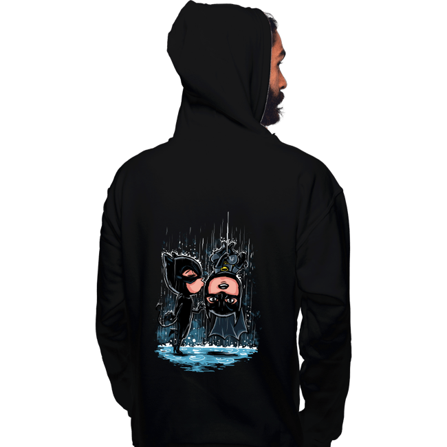 Daily_Deal_Shirts Pullover Hoodies, Unisex / Small / Black Bat Kiss