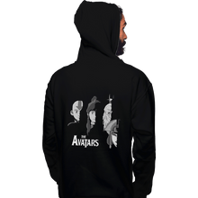 Load image into Gallery viewer, Shirts Zippered Hoodies, Unisex / Small / Black The Avatars
