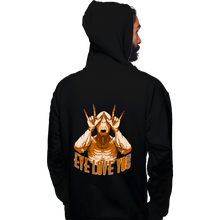 Load image into Gallery viewer, Shirts Pullover Hoodies, Unisex / Small / Black Eye Love You
