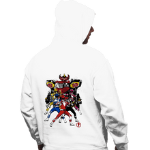 Load image into Gallery viewer, Shirts Pullover Hoodies, Unisex / Small / White Power Rangers Sumi-e
