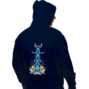 Shirts Zippered Hoodies, Unisex / Small / Navy Alien Mood Totem