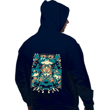 Load image into Gallery viewer, Daily_Deal_Shirts Pullover Hoodies, Unisex / Small / Navy Fox Of The Stars
