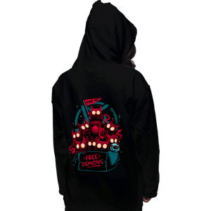 Daily_Deal_Shirts Pullover Hoodies, Unisex / Small / Black Free Demon Box