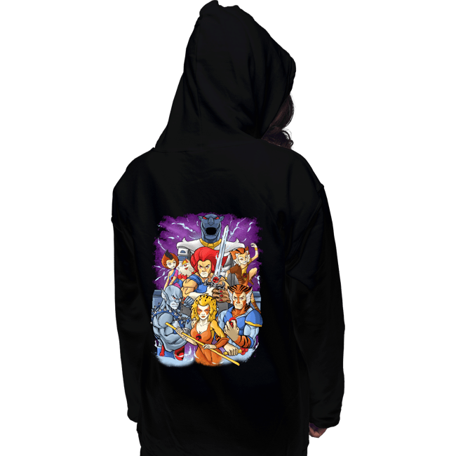 Daily_Deal_Shirts Pullover Hoodies, Unisex / Small / Black Hear The Roar