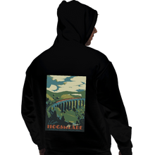 Load image into Gallery viewer, Shirts Pullover Hoodies, Unisex / Small / Black Visit Hogsmeade
