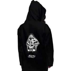 Daily_Deal_Shirts Pullover Hoodies, Unisex / Small / Black Glow In The Dark LeatherFace
