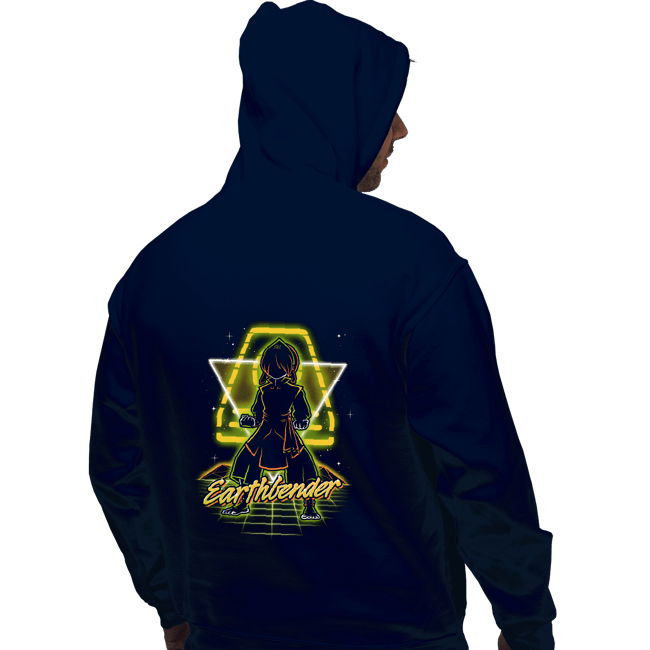 Shirts Pullover Hoodies, Unisex / Small / Navy Retro Earthbender