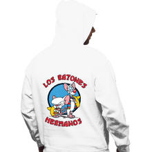 Load image into Gallery viewer, Daily_Deal_Shirts Pullover Hoodies, Unisex / Small / White Los Ratones Hermanos
