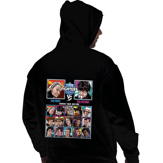 Shirts Pullover Hoodies, Unisex / Small / Black Time Fighters 1st VS 2nd