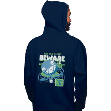 Load image into Gallery viewer, Shirts Zippered Hoodies, Unisex / Small / Navy Beware Of Chomp Chomp
