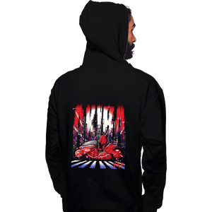 Daily_Deal_Shirts Pullover Hoodies, Unisex / Small / Black Neon Akira