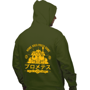 Secret_Shirts Pullover Hoodies, Unisex / Small / Military Green Proto Dome Robo