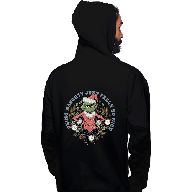 Daily_Deal_Shirts Pullover Hoodies, Unisex / Small / Black Naughty Grinch