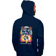 Load image into Gallery viewer, Daily_Deal_Shirts Pullover Hoodies, Unisex / Small / Navy Run Hedgehog Run
