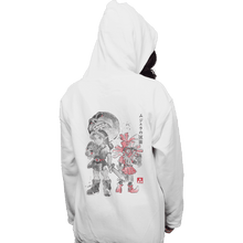 Load image into Gallery viewer, Shirts Pullover Hoodies, Unisex / Small / White Majora&#39;s Sumi-e
