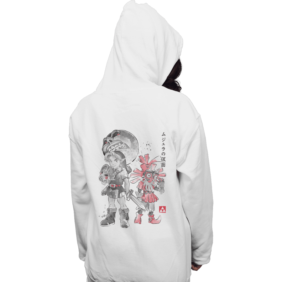 Shirts Pullover Hoodies, Unisex / Small / White Majora's Sumi-e