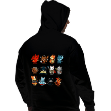 Load image into Gallery viewer, Shirts Pullover Hoodies, Unisex / Small / Black Cat Role Play
