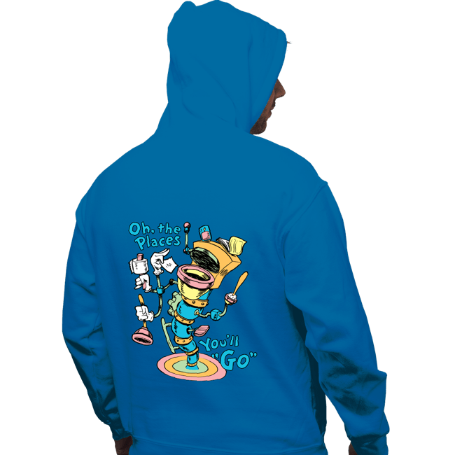 Secret_Shirts Pullover Hoodies, Unisex / Small / Sapphire Oh The Places