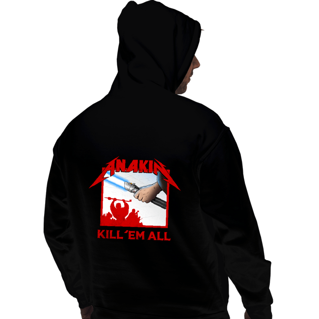 Secret_Shirts Pullover Hoodies, Unisex / Small / Black Anakin Metal
