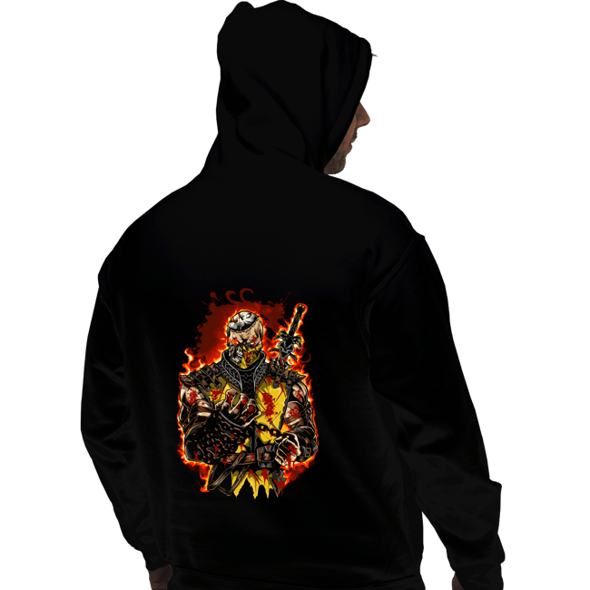 Secret_Shirts Pullover Hoodies, Unisex / Small / Black Blazing Retribution