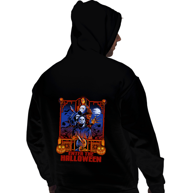 Daily_Deal_Shirts Pullover Hoodies, Unisex / Small / Black Enter The Halloween