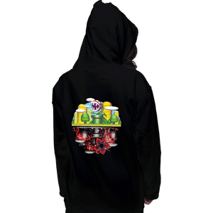 Daily_Deal_Shirts Pullover Hoodies, Unisex / Small / Black Plant Upside Down