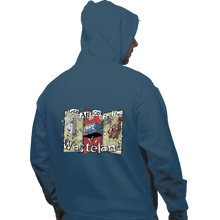 Load image into Gallery viewer, Daily_Deal_Shirts Pullover Hoodies, Unisex / Small / Indigo Blue Let&#39;s All Go To The Wasteland
