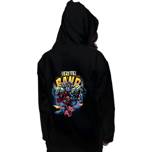 Daily_Deal_Shirts Pullover Hoodies, Unisex / Small / Black Spider Band