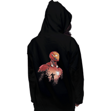 Load image into Gallery viewer, Shirts Pullover Hoodies, Unisex / Small / Black I R O N  M A N
