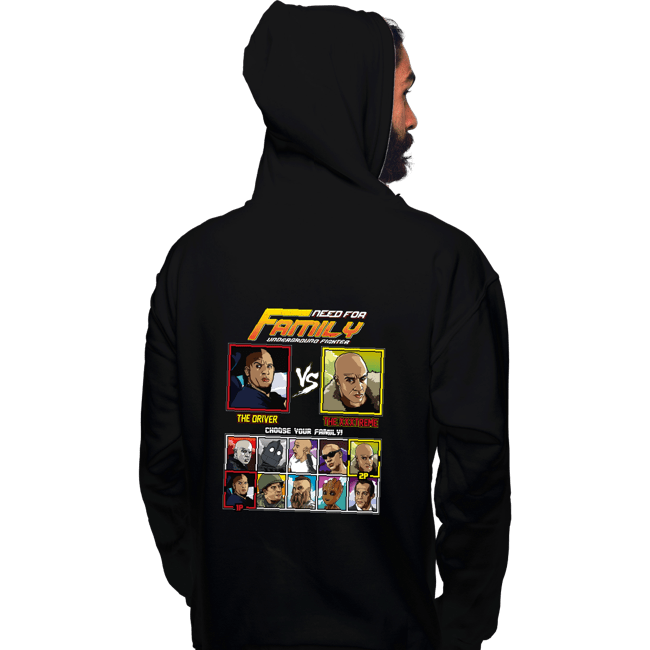 Shirts Pullover Hoodies, Unisex / Small / Black Family Fighter