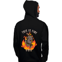 Load image into Gallery viewer, Secret_Shirts Pullover Hoodies, Unisex / Small / Black Demonically Fine
