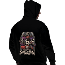 Load image into Gallery viewer, Secret_Shirts Pullover Hoodies, Unisex / Small / Black Skeleton War
