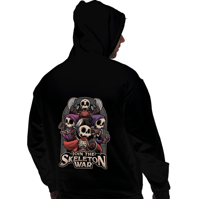 Secret_Shirts Pullover Hoodies, Unisex / Small / Black Skeleton War