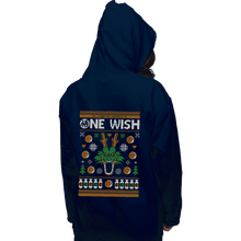 Load image into Gallery viewer, Shirts Pullover Hoodies, Unisex / Small / Navy A Very Shenron Christmas
