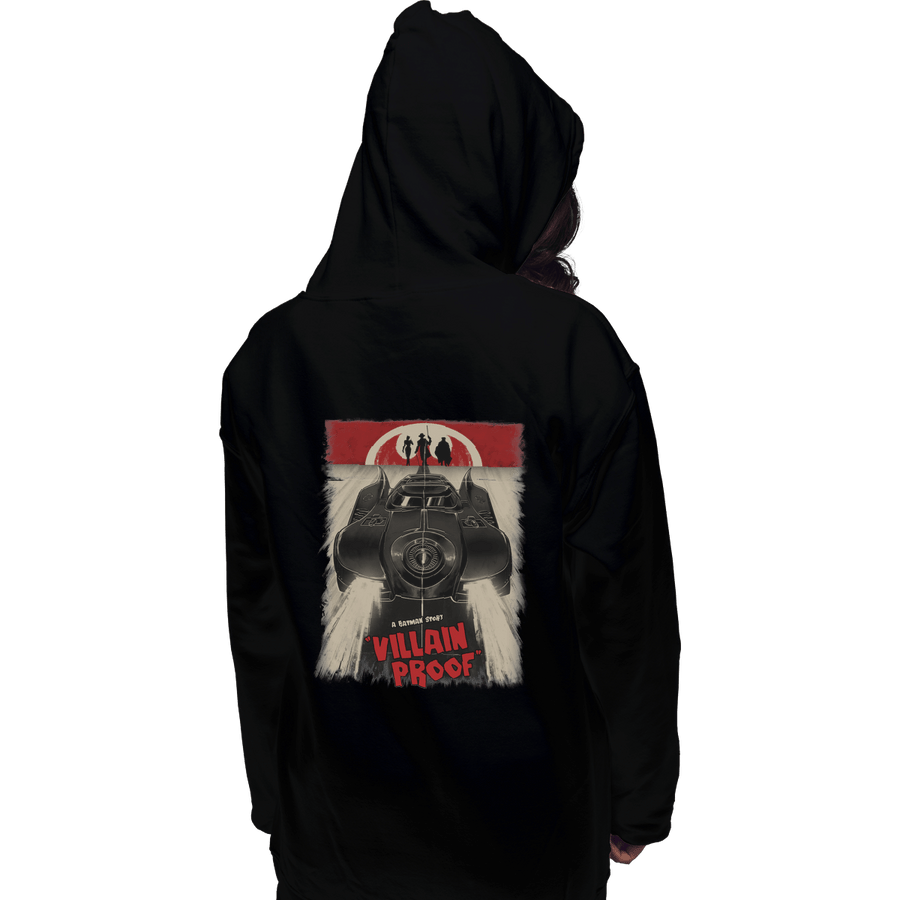 Shirts Zippered Hoodies, Unisex / Small / Black Villain Proof
