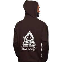 Load image into Gallery viewer, Shirts Pullover Hoodies, Unisex / Small / Dark Chocolate Jawa Script

