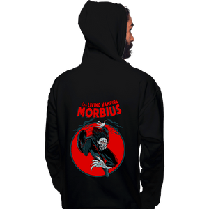 Shirts Pullover Hoodies, Unisex / Small / Black The Living Vampire Morbius