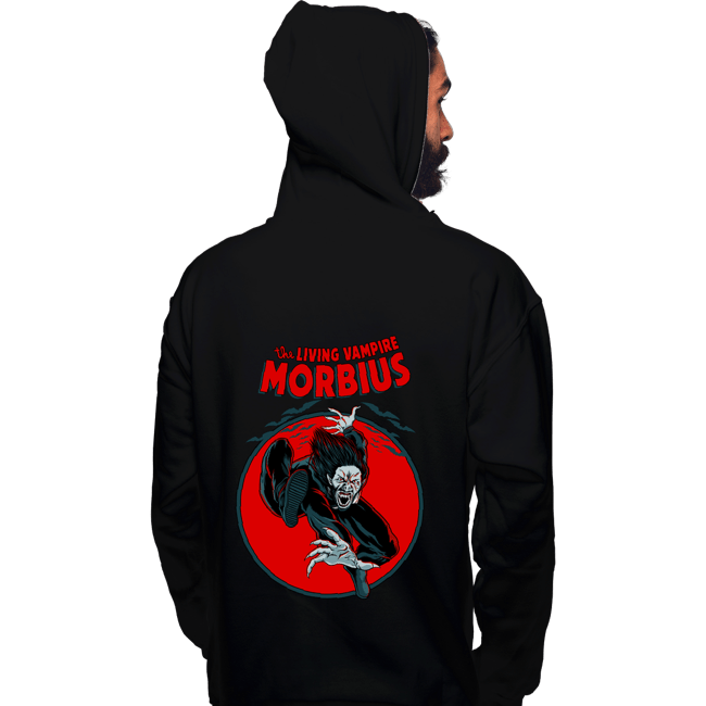 Shirts Pullover Hoodies, Unisex / Small / Black The Living Vampire Morbius