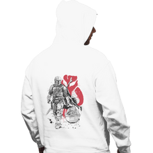 Load image into Gallery viewer, Shirts Zippered Hoodies, Unisex / Small / White Lone Hunter And Cub
