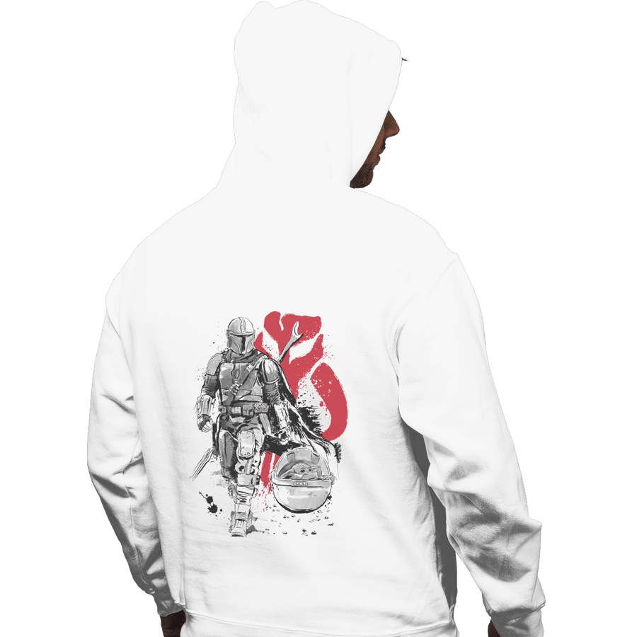 Shirts Zippered Hoodies, Unisex / Small / White Lone Hunter And Cub