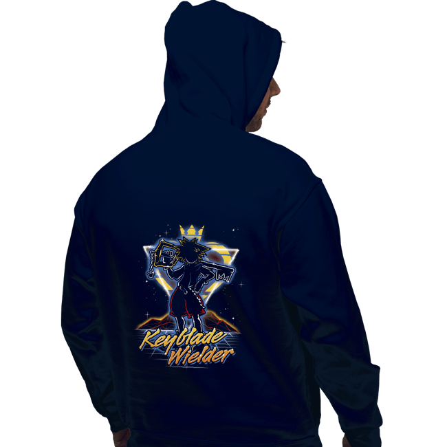 Shirts Pullover Hoodies, Unisex / Small / Navy Retro Keyblade Wielder