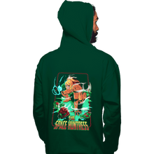 Load image into Gallery viewer, Shirts Pullover Hoodies, Unisex / Small / Forest The Space Huntress
